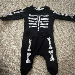 Skeleton Print Kids two Piece